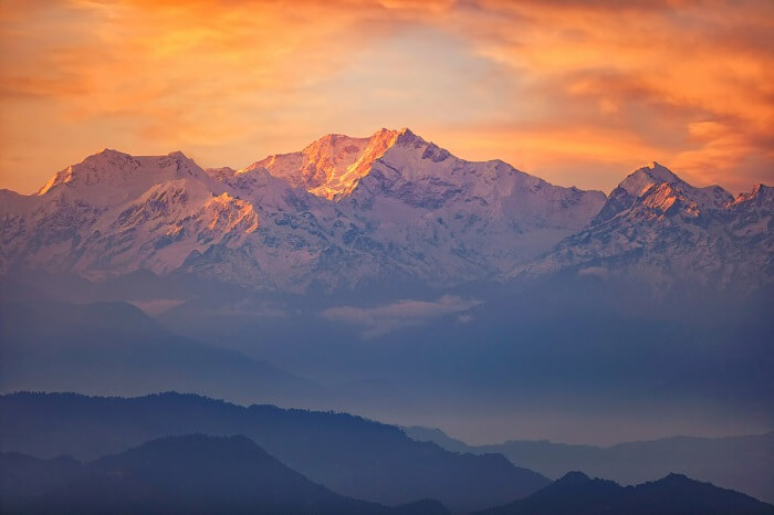 Tiger Hill view in Darjeeling