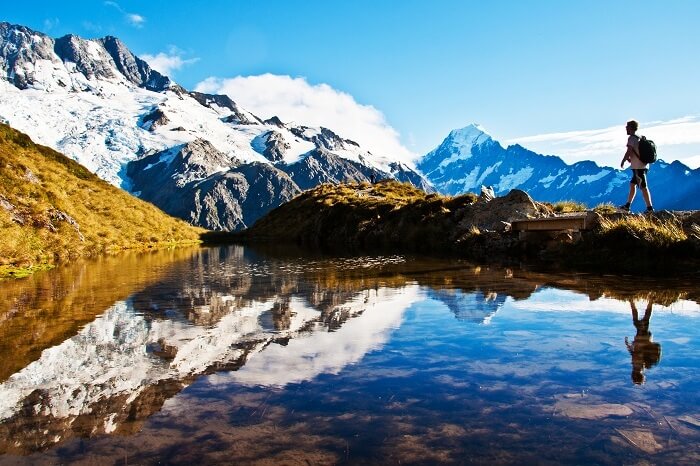 Hiking to Mount Cook
