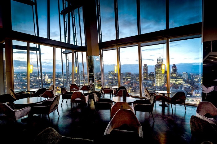 Aqua Shard Restaurant in London