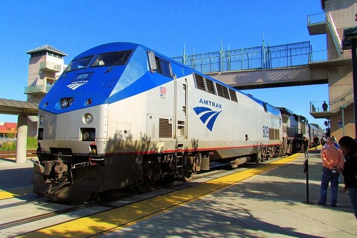 AMTRAK trains Yosemite