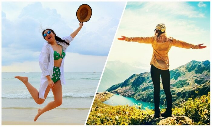 beach or mountains