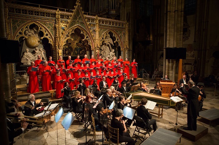 Christmas Mass at Westminster Abbey Church, London