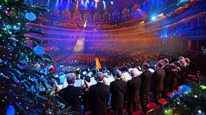 Christmas Carol Singing at Royal Albert Hall, London