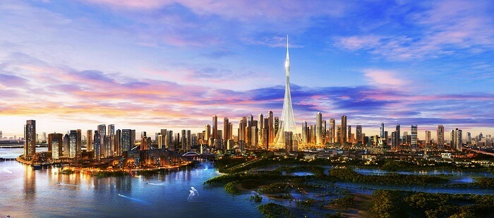 Dubai Creek in winters