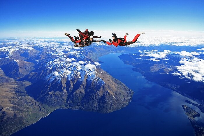 Skydiving in Queenstown