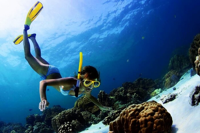 Snorkeling in Maldives