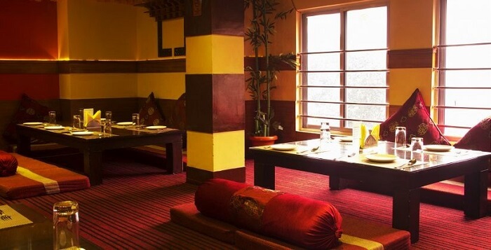 Asian kitchen hotel and bar in Bhutan
