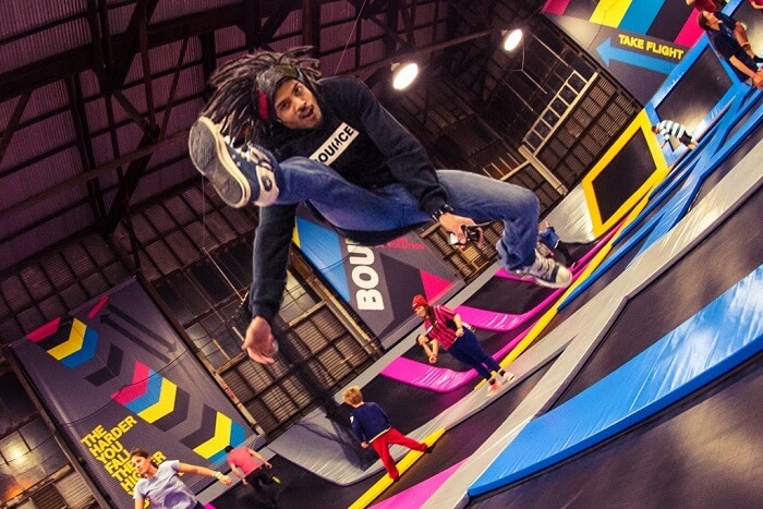 bounce away at Bounce Trampoline Park