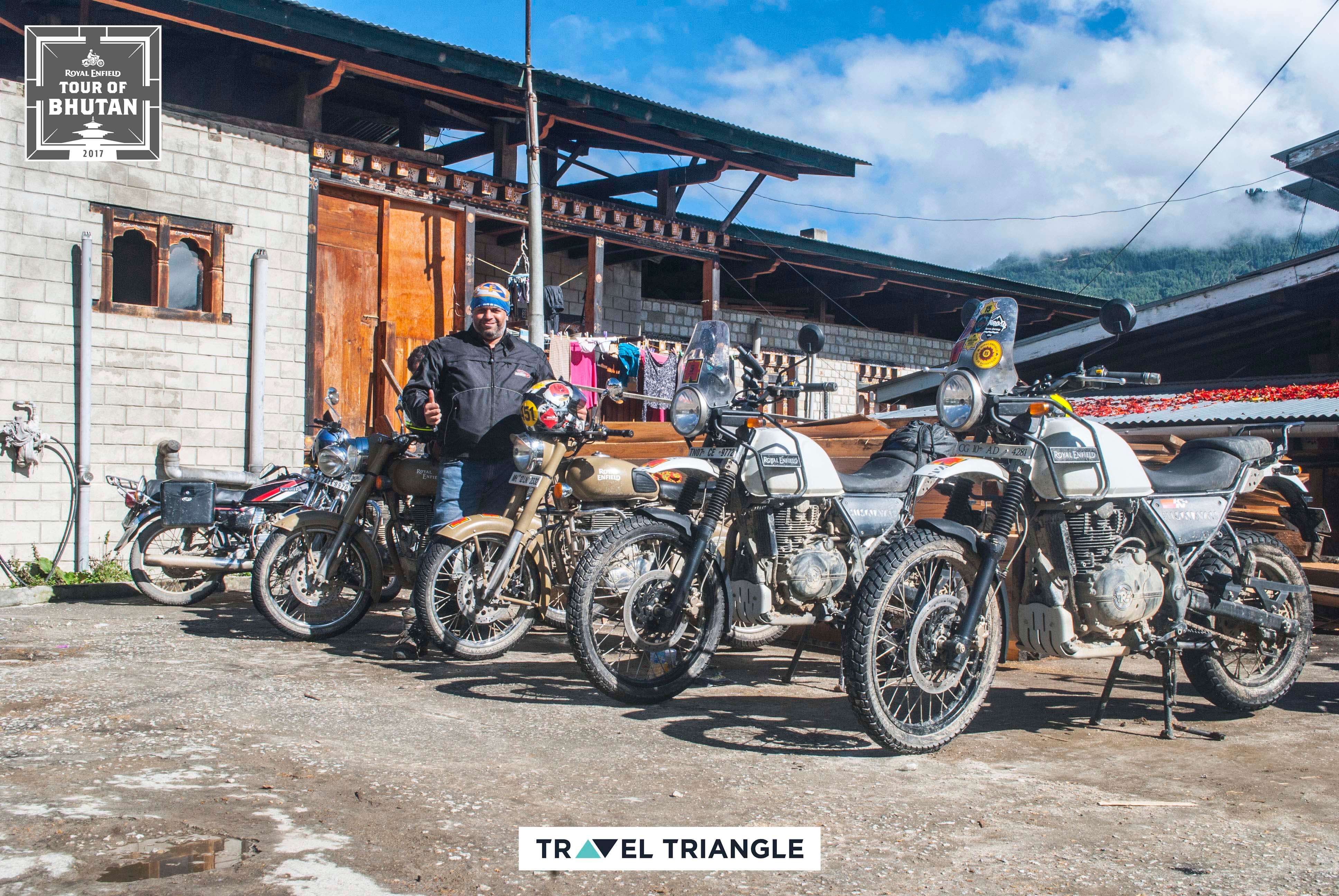 Bumthang to Mongar: the bikes and its riders