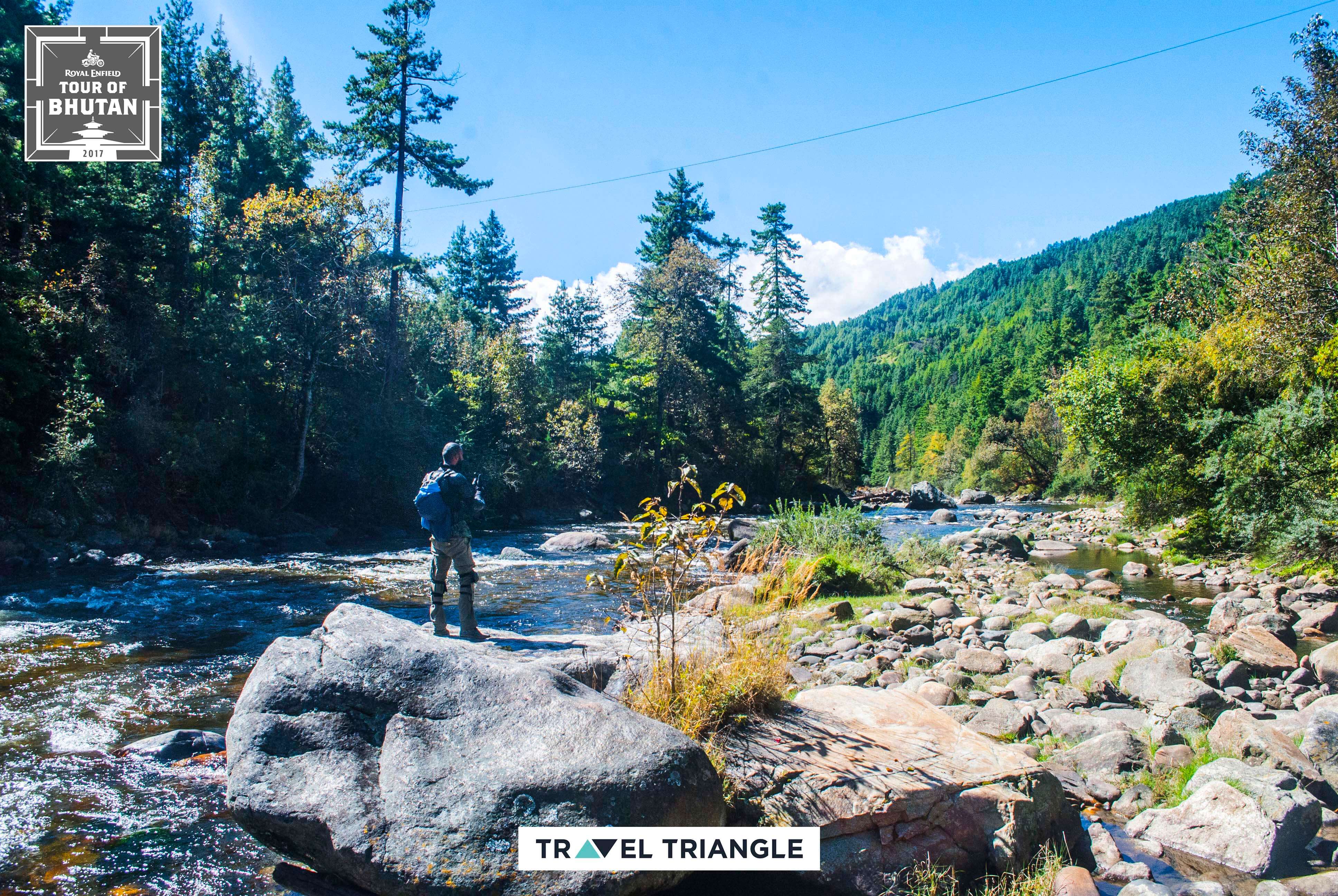 Bumthang to Mongar: a scenic river on the way to mongar