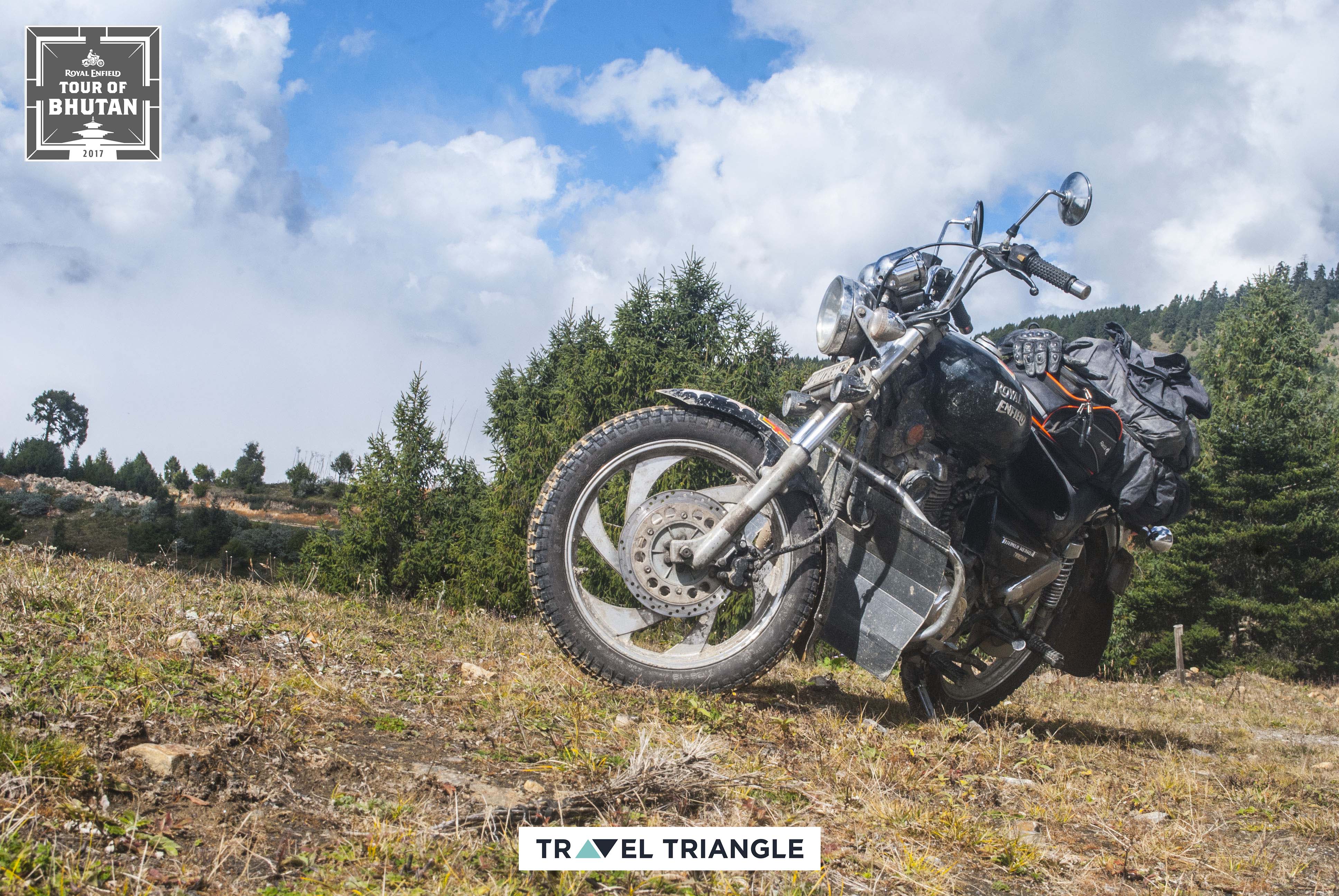 Bumthang to Mongar: siddharth's bike