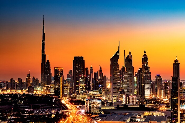 dubai places to visit in evening