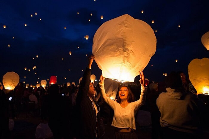 Go-Karma Lantern Festival - Gokarna new year party