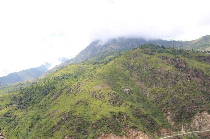 scenery on way back to delhi in gramphu