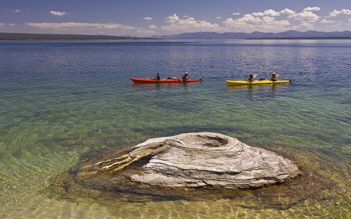 Kayaking n Yellowstone National Park