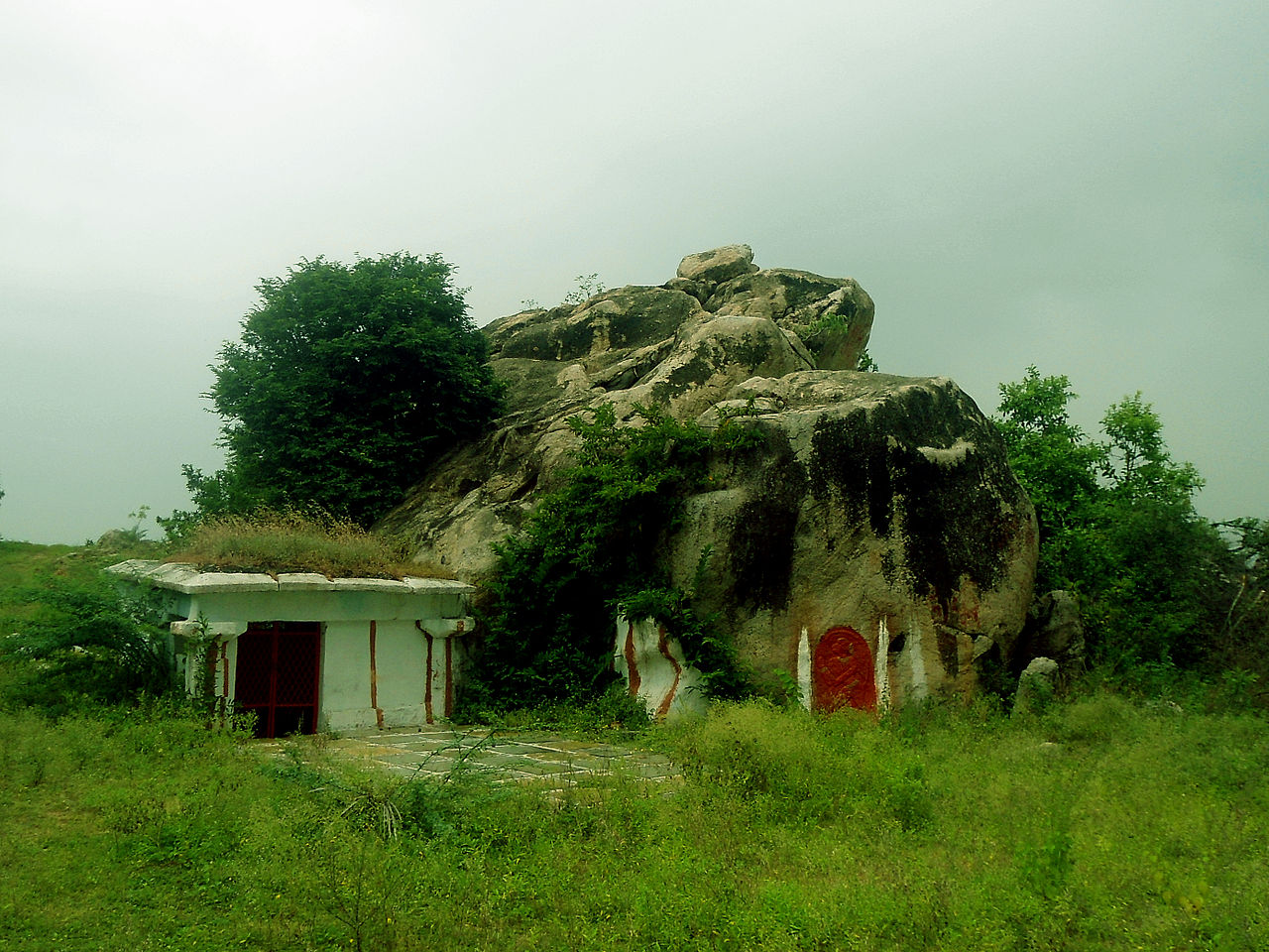 an old temple in mountains