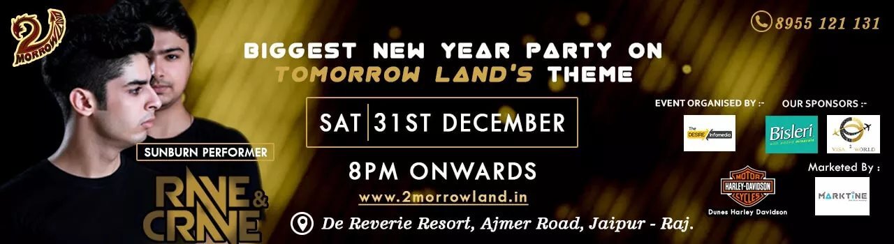 Tomorrow Land event in Jaipur poster