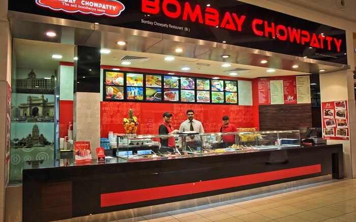 One of the outlets of Bombay Chowpatty