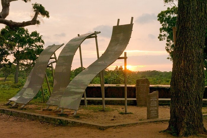 Pay your respects at the Tsunami Memorial on the Yala beach