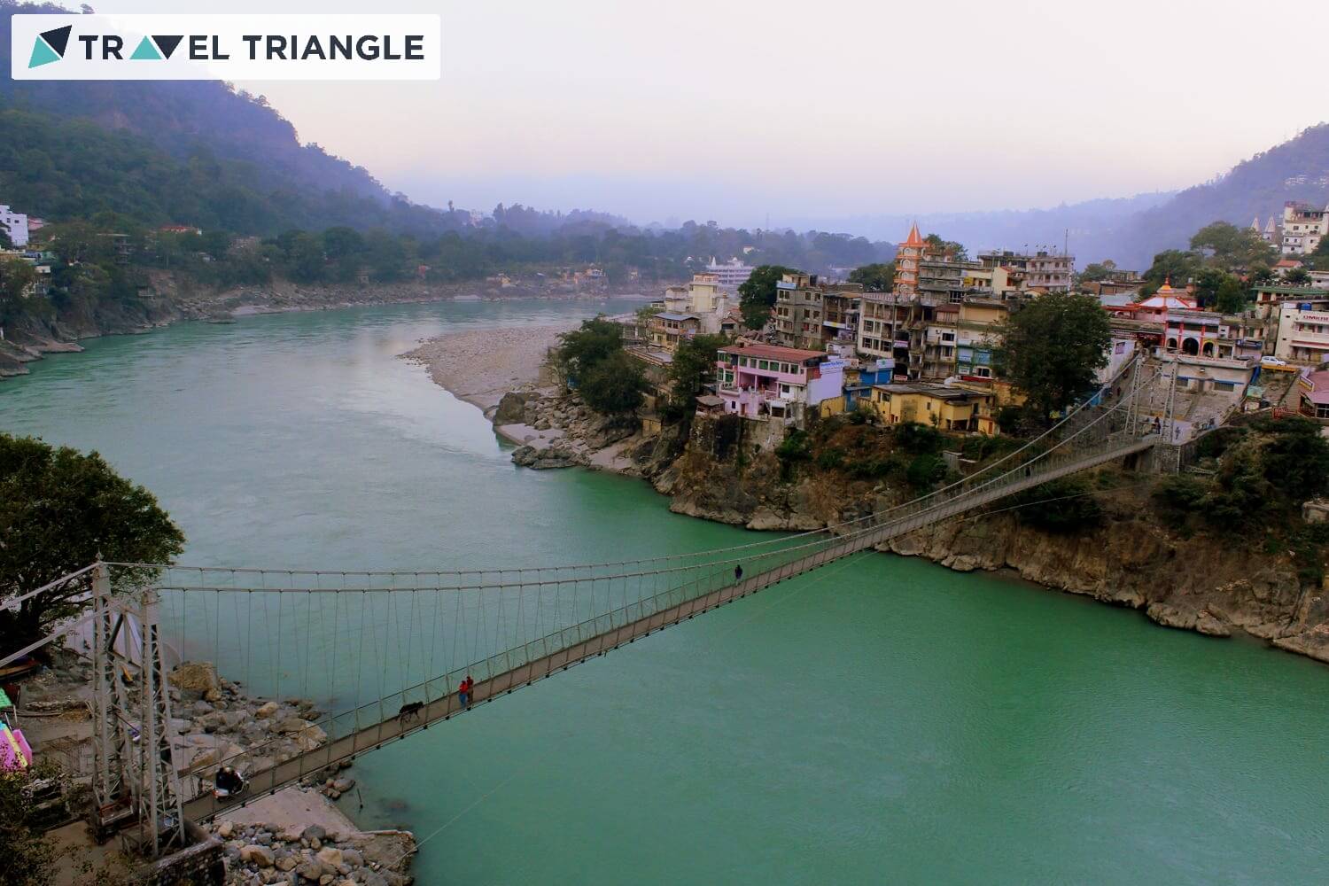 a bridge over ganges river