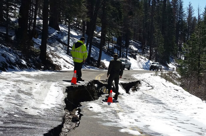 Skiing And Snowboarding At Tioga Pass