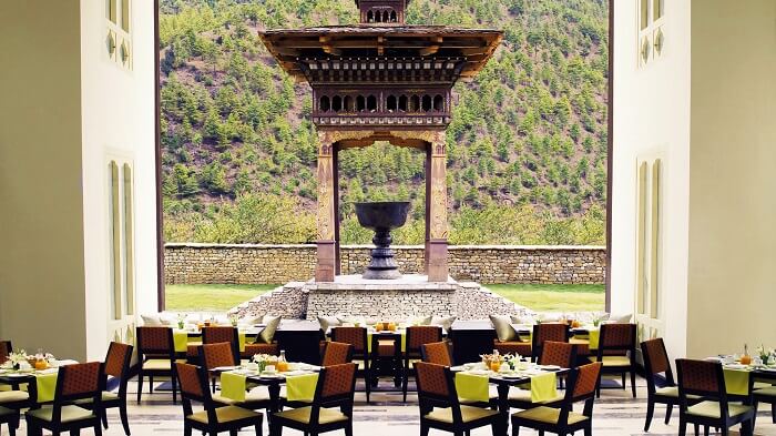 The Thongsel restaurant in Bhutan