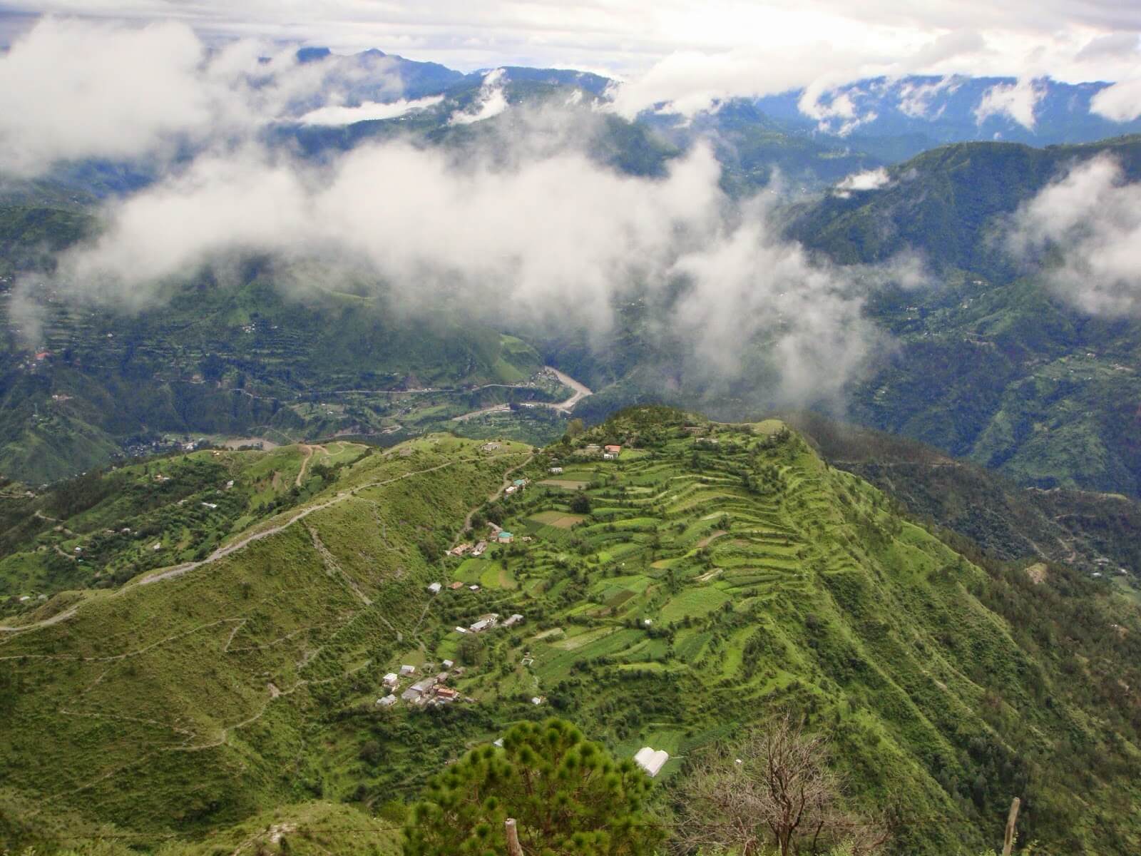 misty mountains