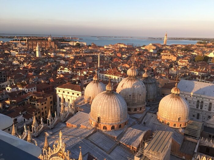 views of Venice from campanile