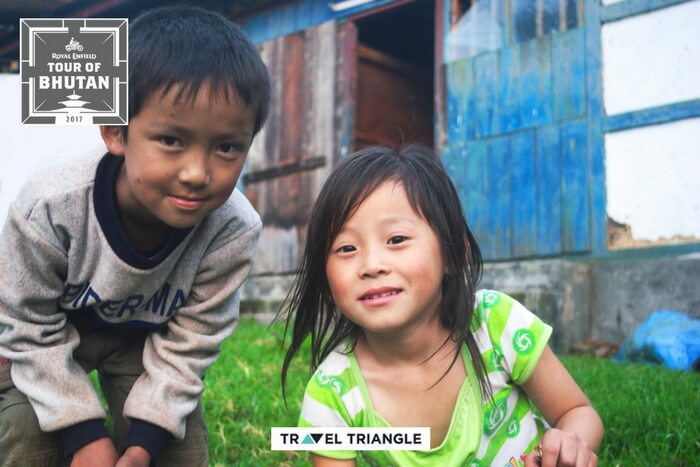 Bhutanese kids in paro