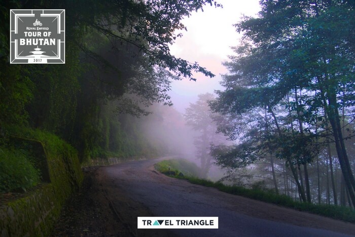 the road from phuentsholing_to_paro