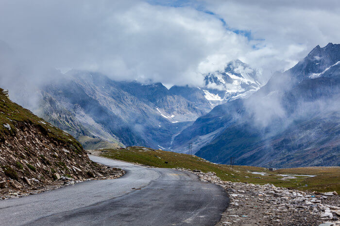 cloudy mountains