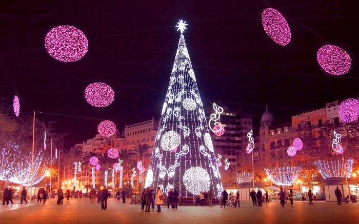 Christmas at Valencia, Spain
