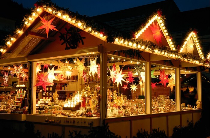 Christmas market at Winter Wonderland