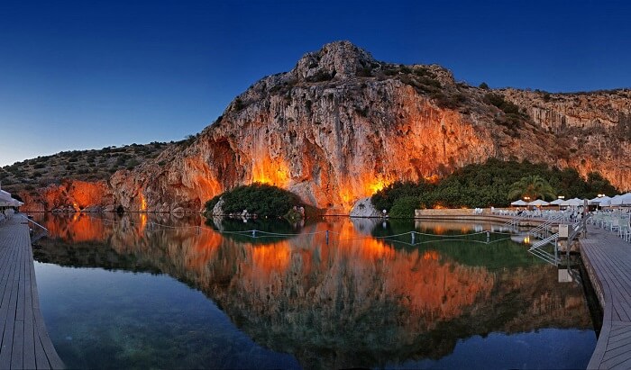 The Thermal Lake Vouliagmeni Greece