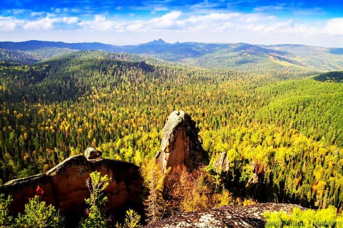 The City of Krasnoyarsk, Siberia