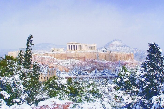where to visit in greece in december