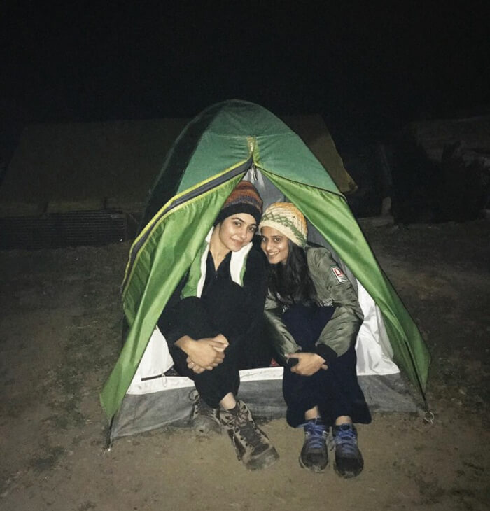 camping trekking kheerganga