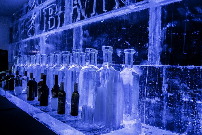 Bar Ice at Winter Wonderland