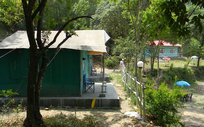 One of the tents of Jupiter Camps in Shimla