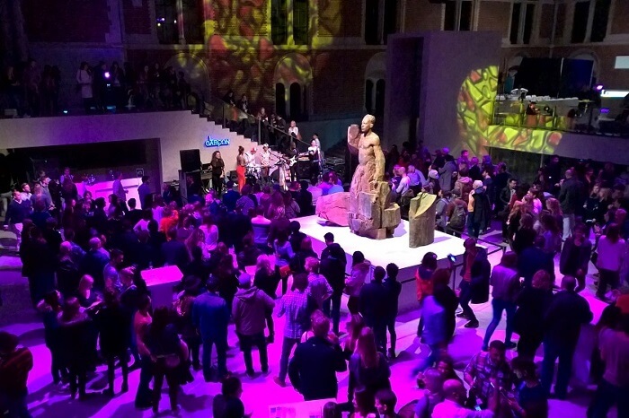 Party in Museum N8 in amsterdam, one of the best things to do in amsterdam