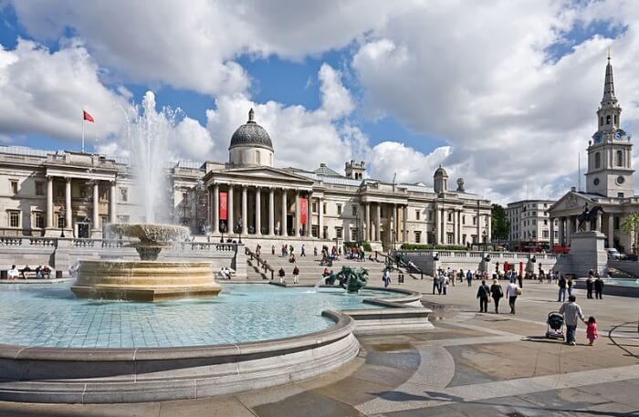 Piccadilly Circus And Trafalgar Square
