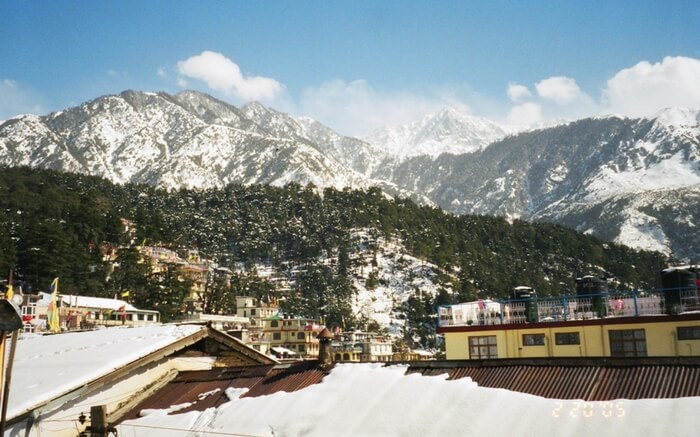 The café town McLeod Ganj for a romantic escapade into hills