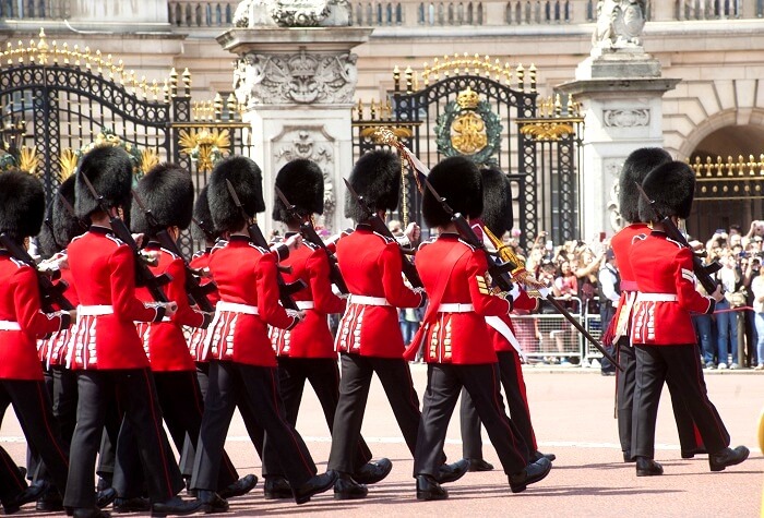Buckingham Palace in london