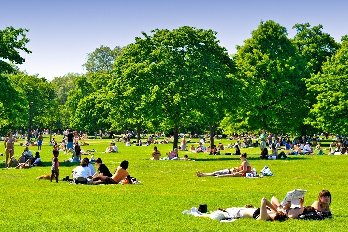 Hyde Park in London