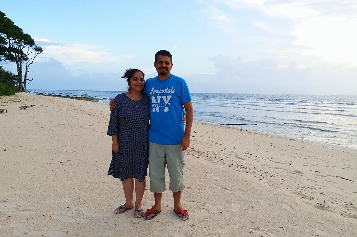 Couple in Andaman