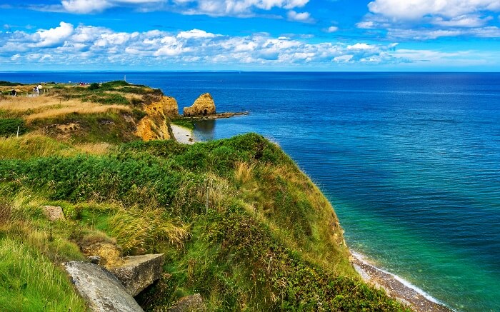 Omaha beach in Normandy, Paris