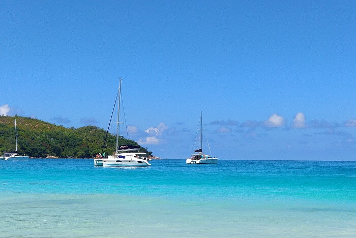 sandeep seychelles trip: boating in seychelles