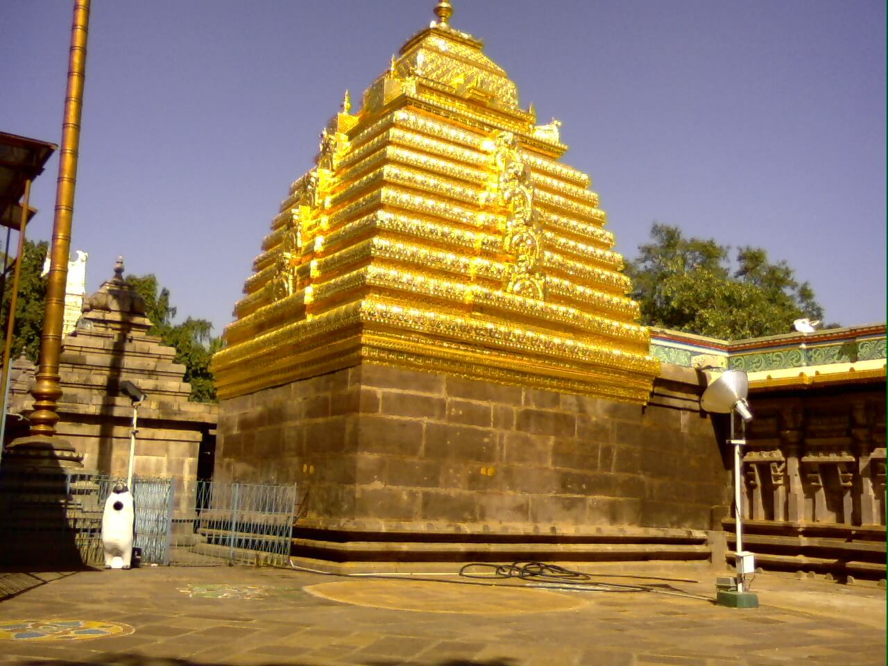 Mallikarjuna with golden arch