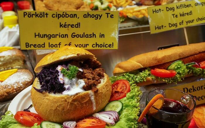 a delicious burger like cuisine in budapest