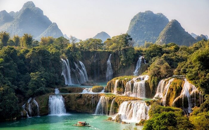 Ban Gioc Detian Falls Waterfalls